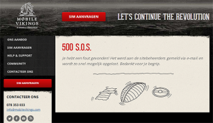 Mobile Vikings simkaart kopen geeft Errror