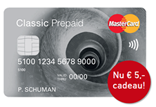 Prepaid Creditcard: Mastercard