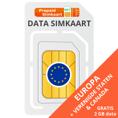 data simkaart europa prepaid