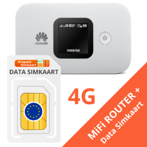 Mifi Router Europa met Simkaart