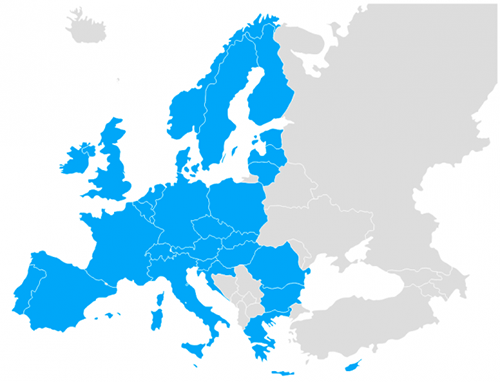 dekking data simkaart Europa